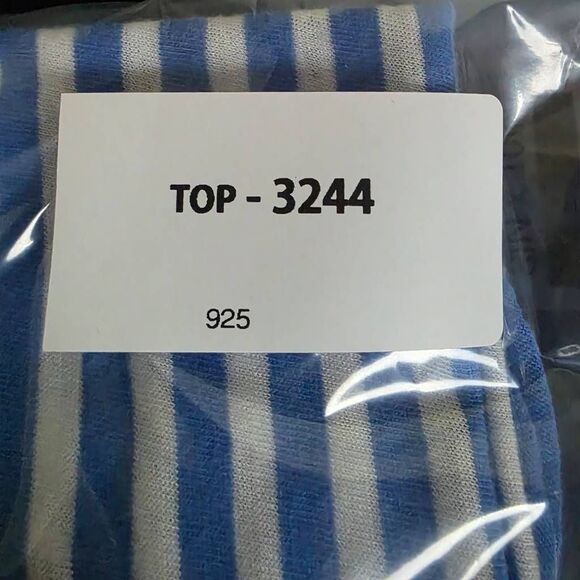 Hollister Blue White Striped Halter Tank Top M - Picture 6 of 6